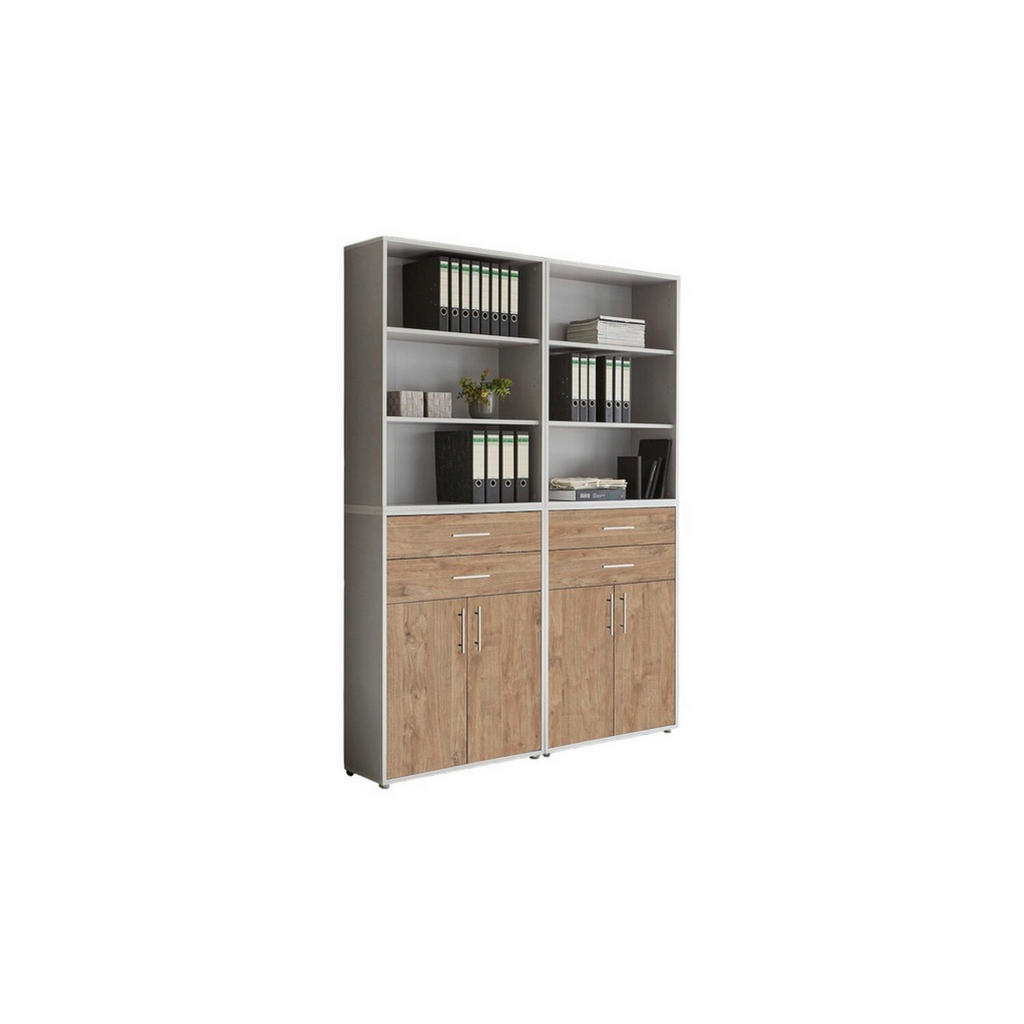 MID.YOU SKRINKA NA DOKUMENTY, sivá, farba duba, 168,8/227,2/33 cm.