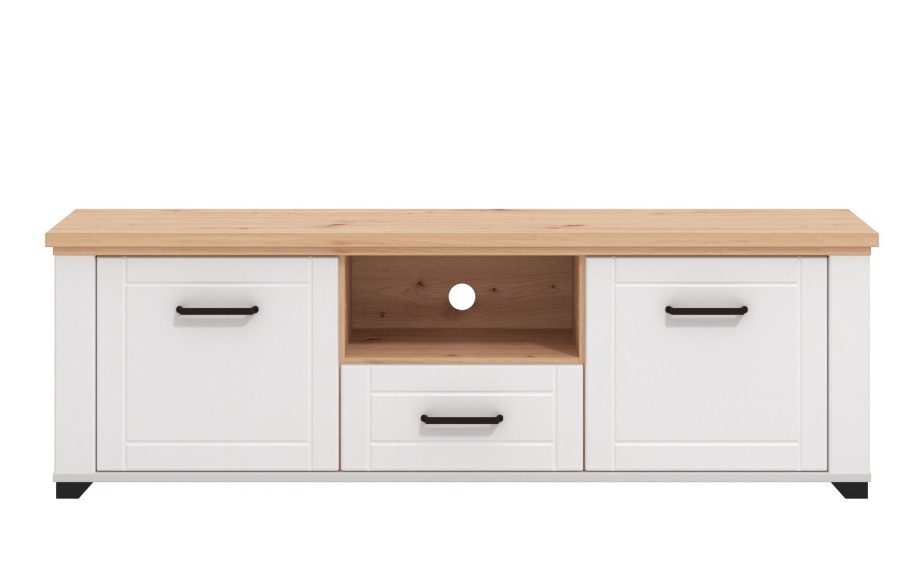 Tv stolík lotta - biela/dub artisan.

 

Televízny stolík ponúka úložný priestor do obývacej izby v oku lahodiacom prevedení.

 

Rozmery TV stolíka Lotta sú 147x47,5x41cm (š, v, h).

 

Všetky produkty z kolekcie Lotta nájdete nižšie v súvisiacich produktoch.