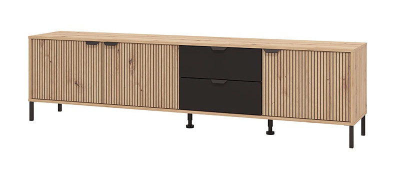 Tv stolík 208 nautille - dub/čierna.

 

Rozmery TV stolíka Nautile 208x54,5x40cm (š, v, h).

 

Všetky produkty z kolekcie Nautille nájdete nižšie v súvisiacich.