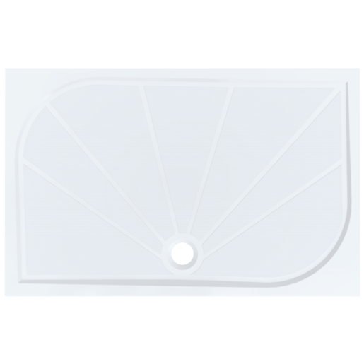 Sprchová vanička obdĺžniková SAT Limnew 140x80 cm liaty mramor LIMNEW14080.