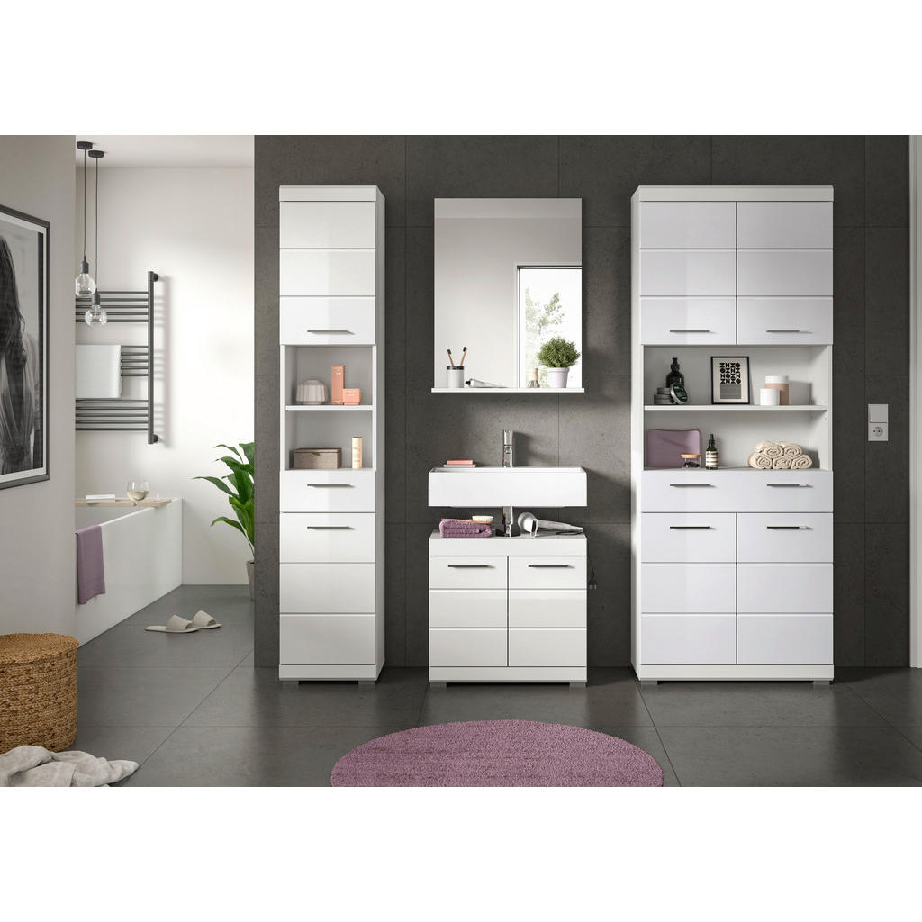 MID.YOU KÚPEĽŇA biela s vysokým leskom.