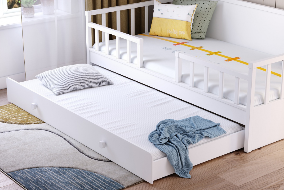 Prístelka k posteli pure - biela.

Zabudnite na krehké a vŕzgajúce postele.

 

Dodávaná bez matraca.

 

Rozmery prístelky k posteli Pure sú 198x23x94cm (š, v, h).
Veľkosť postele Pure je 100x200cm.

 


Všetky produkty z kolekcie Pure nájdete nižšie v súvisiacich produktoch.