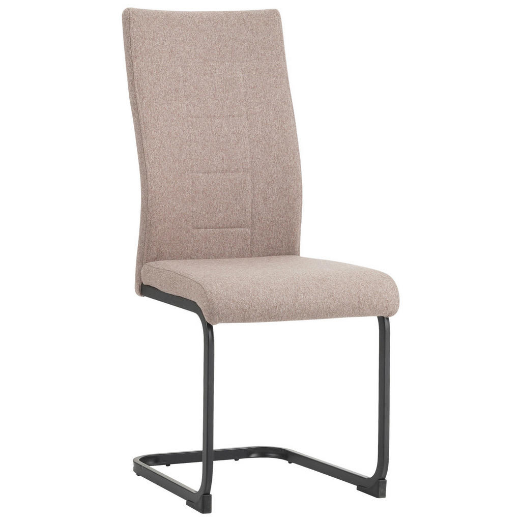 Carryhome STOLIČKA S PRUŽNÝM PODNOŽÍM, plochá tkanina, taupe.