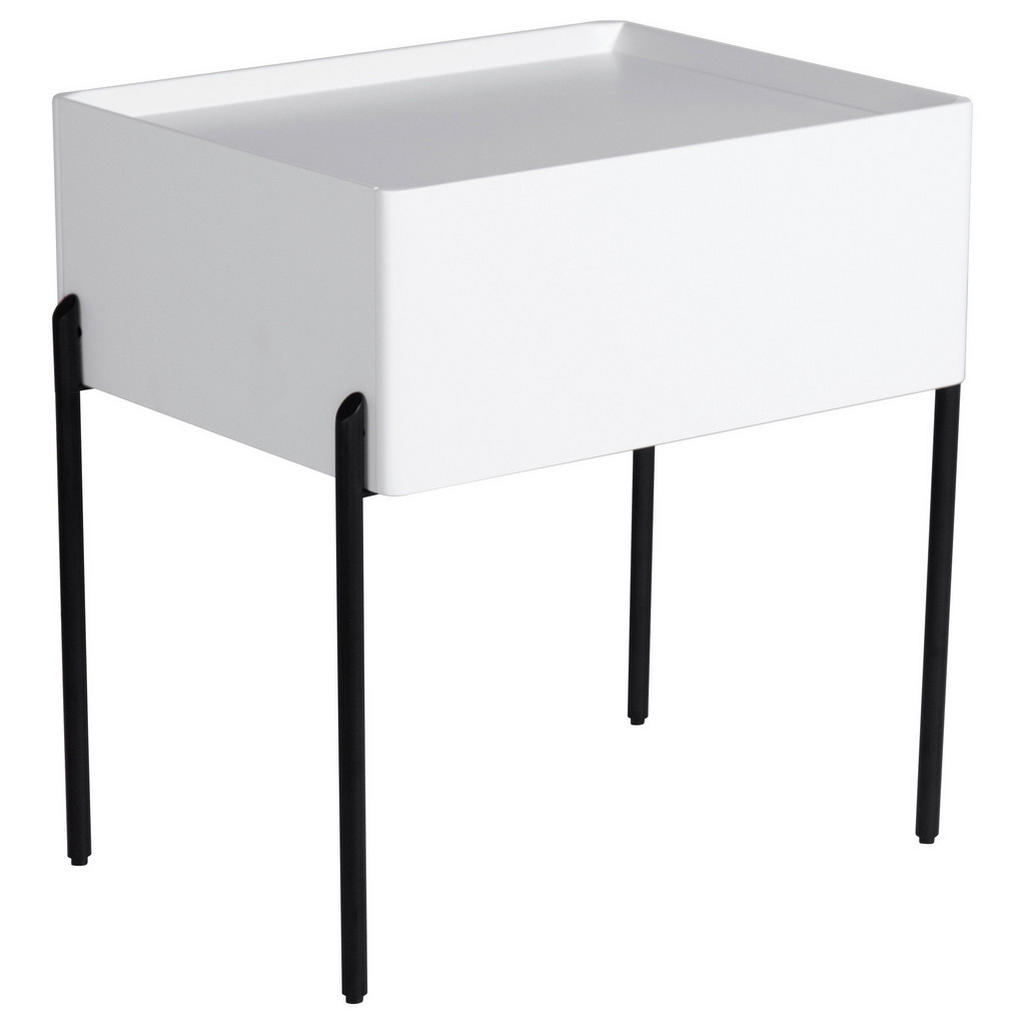Livetastic NOČNÝ STOLÍK, biela, 50/55/40 cm.