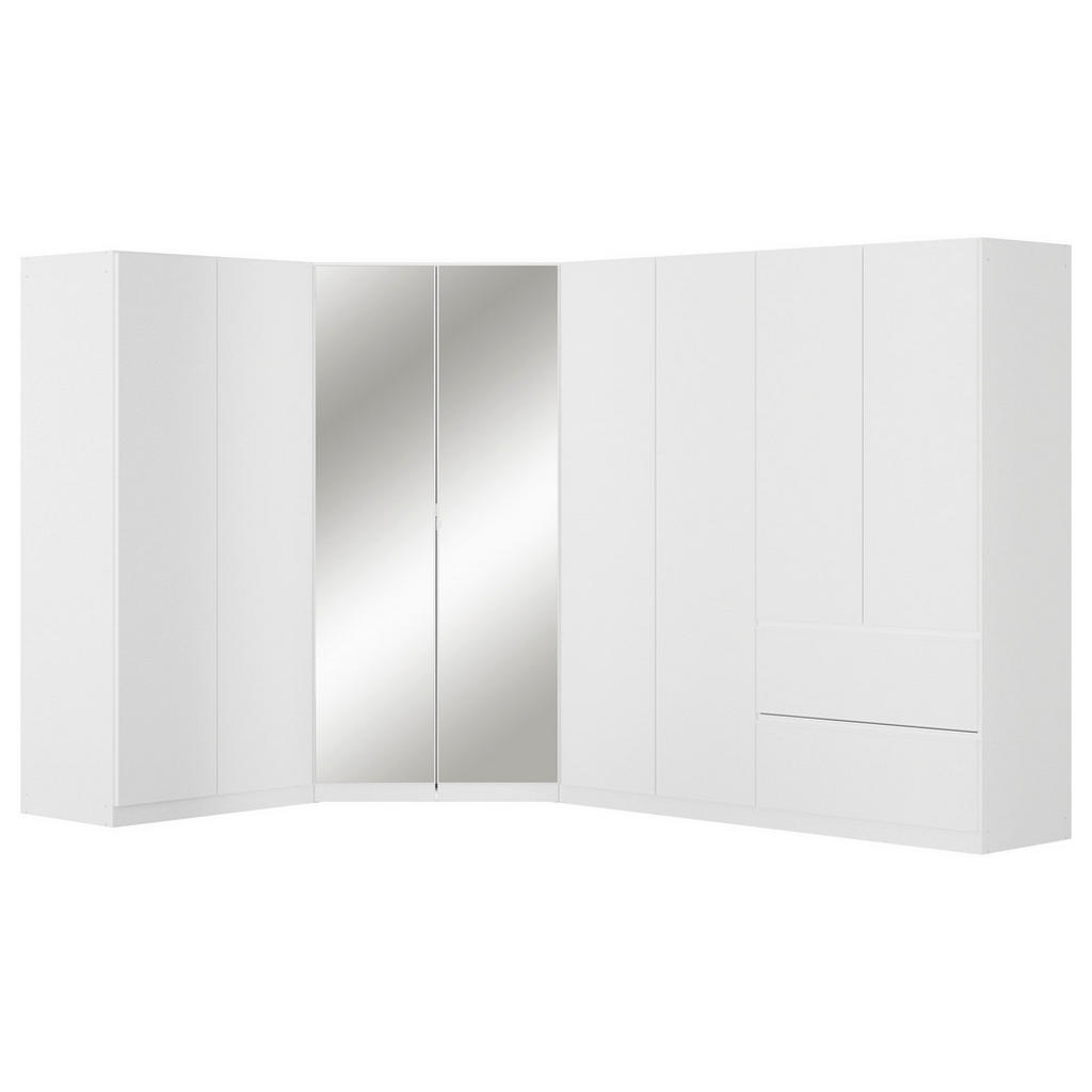 Rauch Möbel ROHOVÁ ŠATNÍKOVÁ SKRIŇA, biela, 208/197/298 cm.