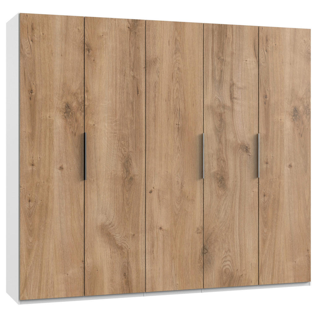 MID.YOU SKRIŇA S OTOČNÝMI DVERAMI, biela, farba duba, 250/216/58 cm.