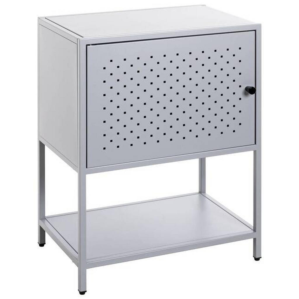 NOČNÝ STOLÍK, sivá, 45/60/30 cm.