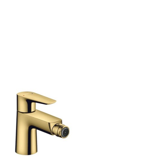Hansgrohe Talis E bidetová batéria s výpusťou leštěný vzhled zlata 71720990.