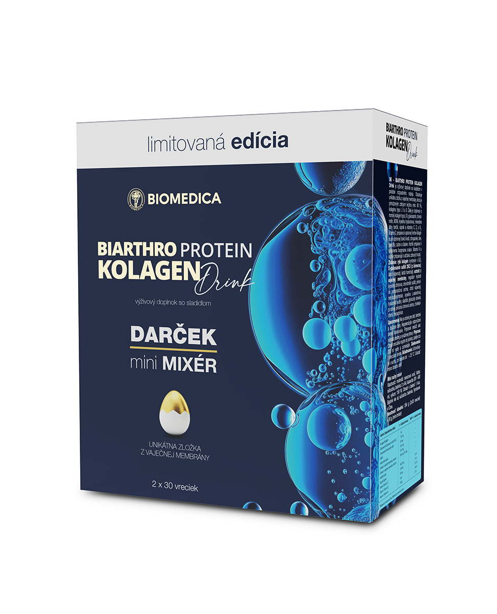 BIOMEDICA Biarthro Protein Kolagen drink + Darček.