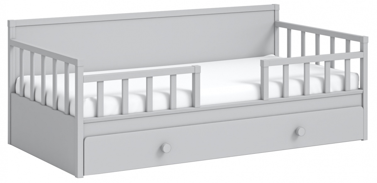 Detská posteľ 100x200cm s prístelkou/zásuvkou simba - sivá.

 

Pre maximálne pohodlie a bezpečnosť je hĺbka zábradlia prispôsobená pre matrace s výškou do 13 cm.

 

Veškerý nábytek patřící do kolekce Simba najdete níže v souvisejících produktech.