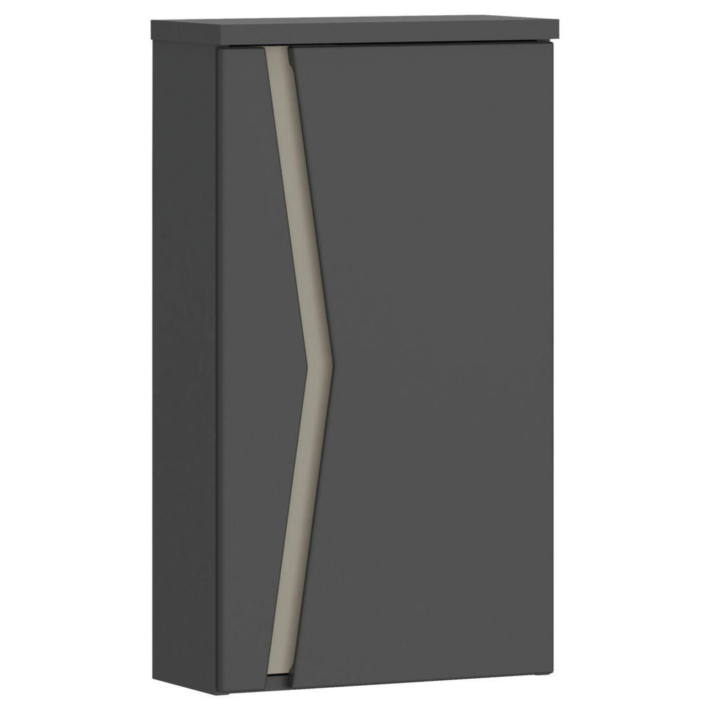 MID.YOU ZÁVESNÁ SKRINKA, antracitová, antracitová, 40/72,5/20,3 cm.