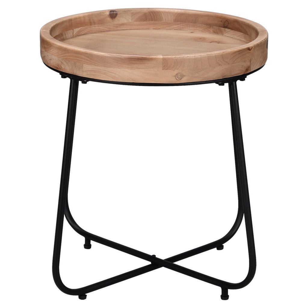 PRÍRUČNÝ STOLÍK, jedľa, čierna, farba jedľového dreva.