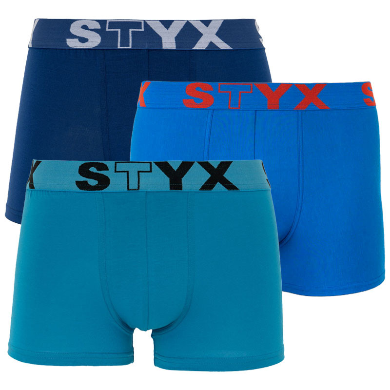 3PACK pánske boxerky Styx športová guma modré (G9676869) XL, trenky.
Boxerky Styx sú skvelou voľbou, ak máte radi pohodlné a kvalitné pánske spodné prádlo.
Boxerky Styx s prívlastkom 