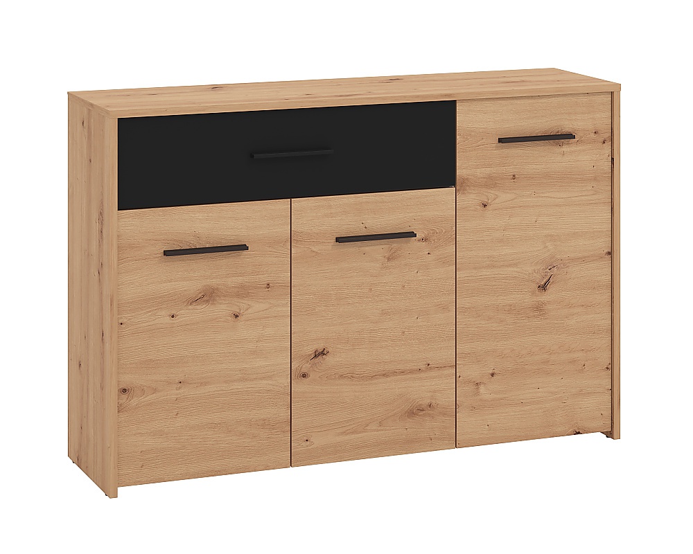 Kombinovaná komoda geralt - dub artisan/čierna.

 

Kombinované komody sa vďaka svojmu prevedeniu radia medzi jedny z najpraktickejších vôbec.

 

Rozmery kombinovanej komody Geralt sú 119x80,5x33cm (š, v, h).

 

Všetky produkty z kolekcie Geralt nájdete nižšie v súvisiacich produktoch.