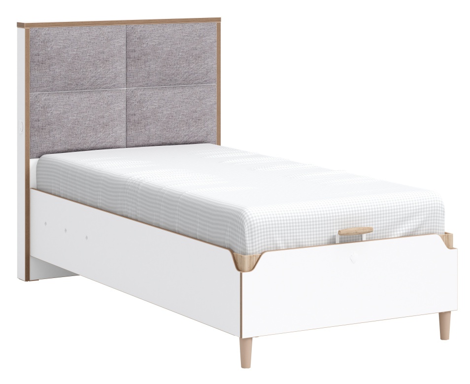 Posteľ 100x200cm s úložným priestorom a usb dylan - biela/dub svetlý.

 

Konštrukcia z kvalitného laminátu v kombinácii bielej farby a dekoru dub zaisťuje vysokú stabilitu a životnosť.

 

Všetok nábytok patriaci do kolekcie Dylan nájdete nižšie v súvisiacich produktoch.