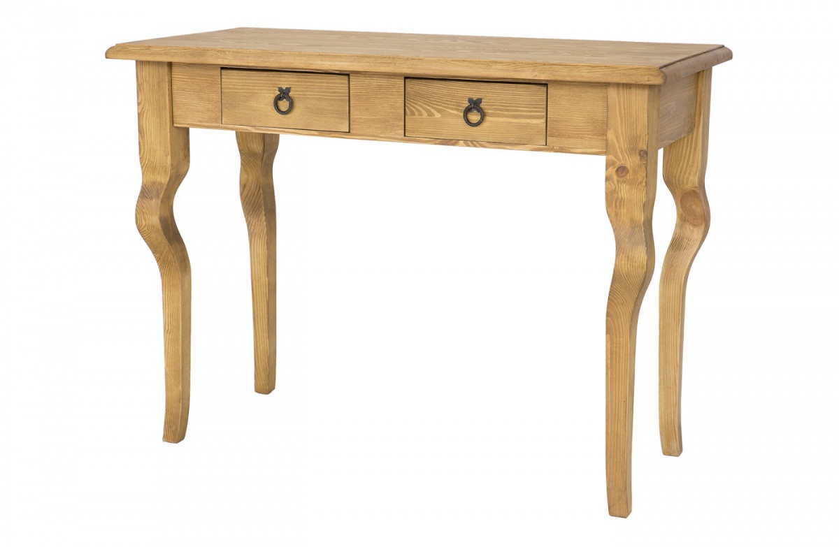 Masívny toaletný stolík tol 03 - k15 hnedá borovica.