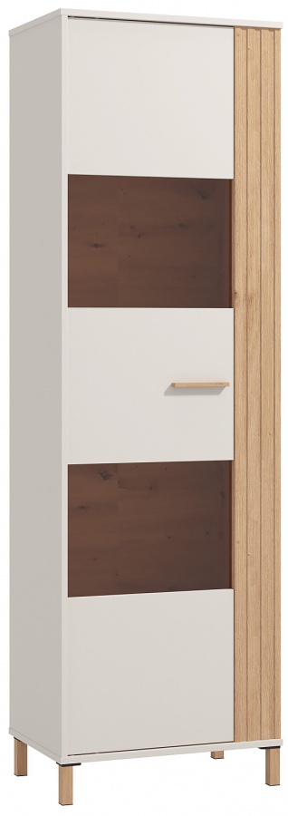 Vysoká vitrína bez osvetlenia katharos - béžová/dub artisan.

 

Aj z úplne obyčajnej obývacej izby môžete vytvoriť prepychovú miestnosť.

 

Rozmery vysokej vitríny bez osvetlenia Katharos sú 59,5x192,5x40cm (š, v, h).

 

Všetky produkty z kolekcie Katharos nájdete nižšie v súvisiacich produktoch.