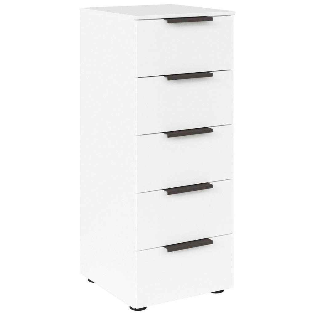 Rauch Möbel KOMODA, grafitová, biela, 40/100/42 cm.