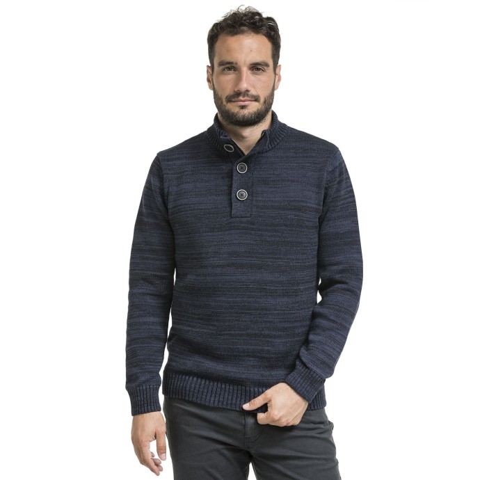 Bushman Herren Halfzip Pullover Nathan, dunkelblau L.
 
 GPSR hier.