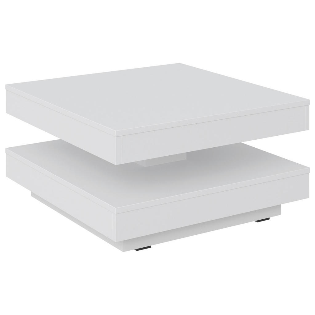 Xora KONFERENČNÝ STOLÍK, biela, kompozitné drevo, 70/70/34 cm.