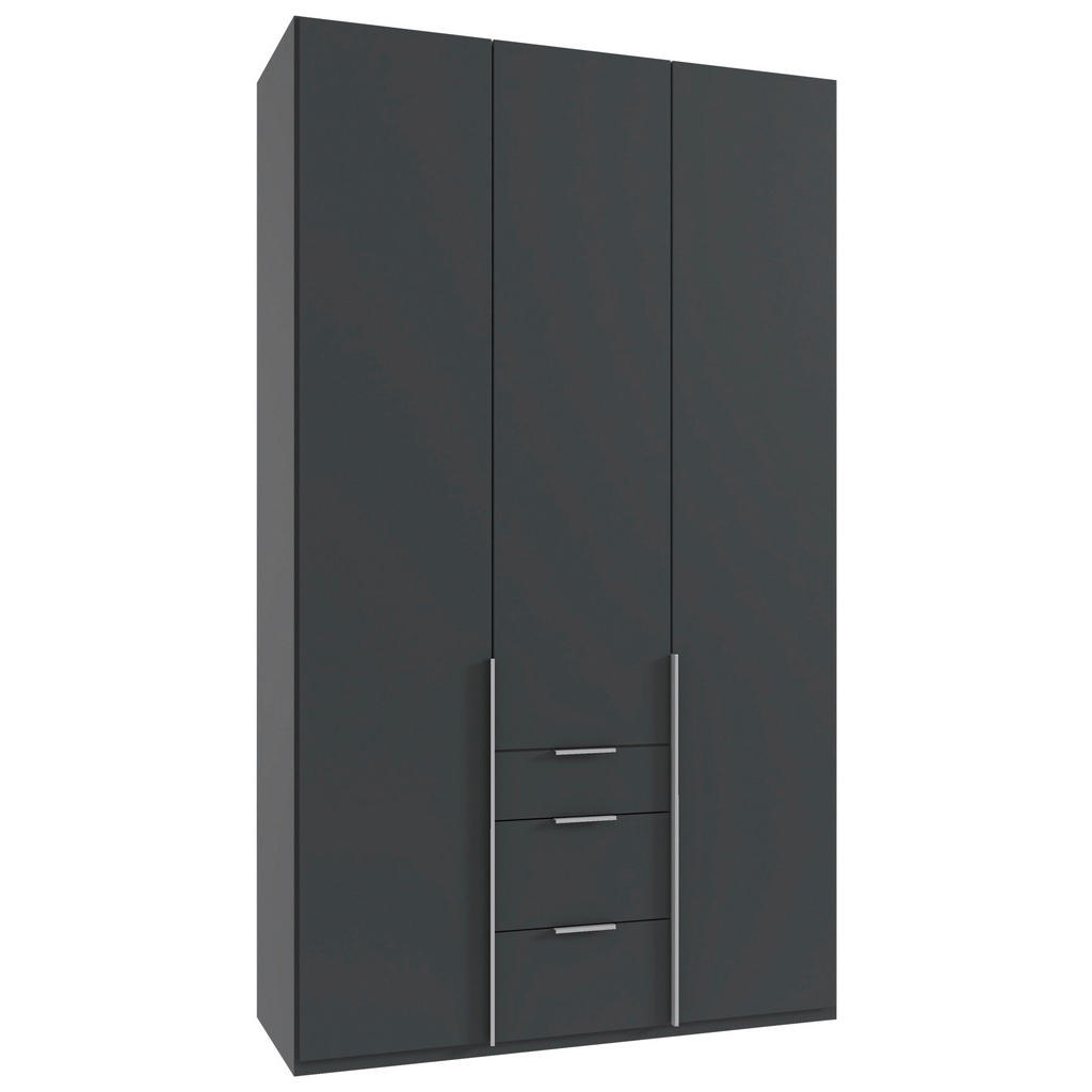 MID.YOU SKRIŇA S OTOČNÝMI DVERAMI, grafitová, 135/236/58 cm.