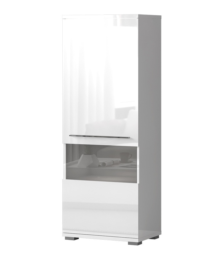 Stredná vitrína tiana - biela.

 

 

 

Vitrína je opatrená jednými dvierkami s presklením, za nimi sa nachádzajú štyri vnútorné police.

 

 

Rozmery strednej vitríny s osvetlením Tiana sú 60x161x40cm (š, v, h).

 

 

Všetky produkty z kolekcie Tiana nájdete nižšie v súvisiacom tovare.