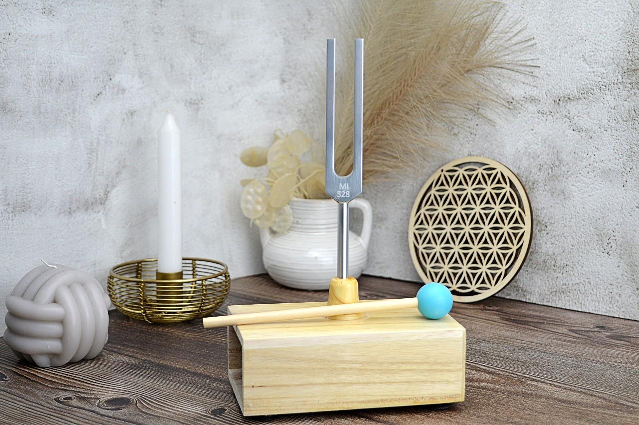 Terapeutická Ladička oprava DNA, FREKVENCIA LÁSKY 528 Hz MI S REZONANČNOU SKRINKOU + AKTIVÁTOR 528 Hz frekvencia lásky v tóne- Mi .

Rezonančná skrinka vyrobená z dreva pre zosilnenie frekvencie ladičky a dlhšie znenie vibrácie.