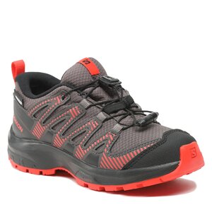 Topánky Salomon - Xa Pro V8 Cswp J 416139 09 W0 Magnet/Black/Poppy Red.