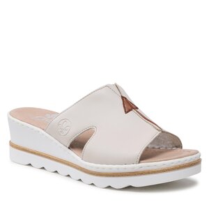 Šľapky Rieker - 67452-80 Weiss.