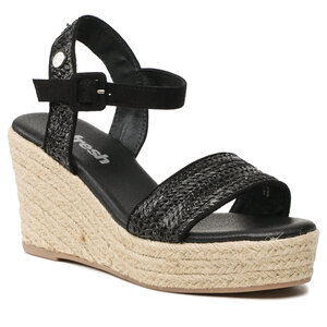 Espadrilky Refresh - 170536 Black.