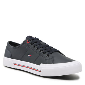 Tenisky Tommy Hilfiger - Core Corporate Vulc Leather FM0FM04561 Desert Sky DW5.