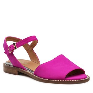 Sandále R.Polański - 1641 Fuksja Zamsz.