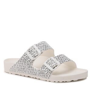 Šľapky Armani Exchange - XUP006 XV673 R326 Optic Whitee/Black.