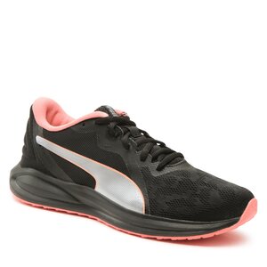 Topánky Puma - Twitch Runner Metallic Wn's 378548 01 Puma Black/Hibiscus Flower.
