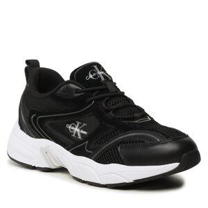 Sneakersy Calvin Klein Jeans - Retro Tennis Oversized Mesh YM0YM00636 Black/Overcast Grey 0GL.