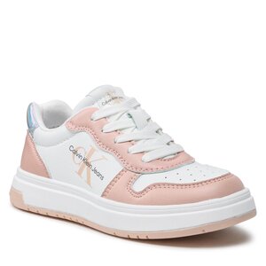 Sneakersy Calvin Klein Jeans - Low Cut Lace-Up V3A9-80473-1355 Pink/White X054.