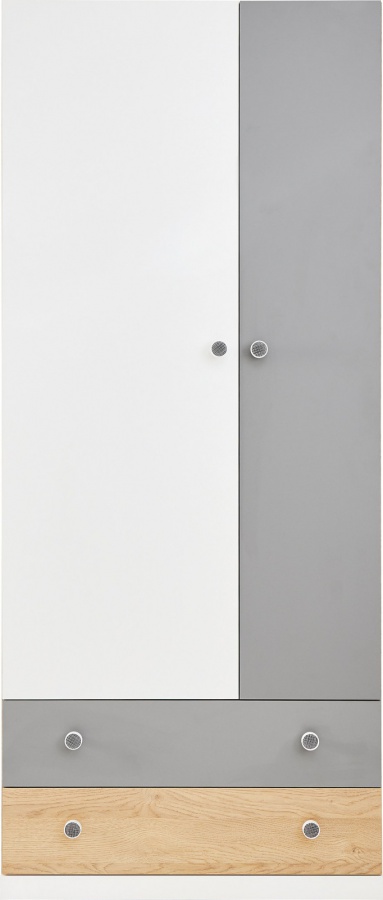 Šatníková skriňa dvojdverová eragon - ub/biela/šedá.

 

Rozmery rohovej šatníkovej skrine Eragon sú 80x190x50 cm (š, v, h).

 

Ostatné produkty patriace do kolekcie Eragon nájdete nižšie v súvisiacom tovare.