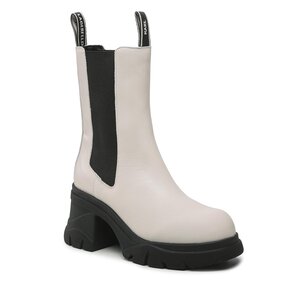 Členková obuv KARL LAGERFELD - KL42260 White Lthr.