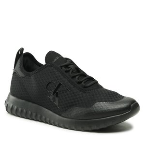 Sneakersy Calvin Klein Jeans - Sporty Runner Eva Slipon Mesh YM0YM00627 Triple Black 0GJ.