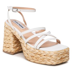 Sandále Steve Madden - Belise SM11002482-107 White Leather.