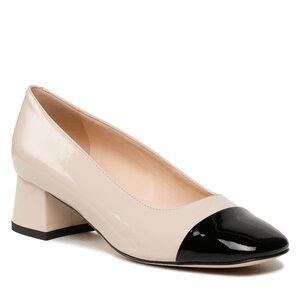 Poltopánky Solo Femme - 57709-03-B48/P21-04-00 Czarny/Beż.