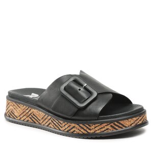 Šľapky Rieker - W0803-00 Schwarz.