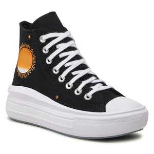 Plátenky Converse - Ctas Move Hi A02896C Black/Thriftshop Yellow.