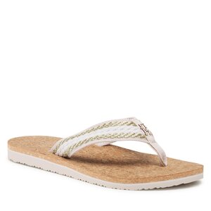 Žabky Tommy Hilfiger - Th Cork Sandal FW0FW07145 Feather White AF4.