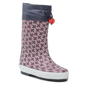 Gumáky Tommy Hilfiger - Rain Boot T3A6-32432-1516X M Red Wine 663.