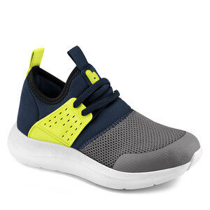 Sneakersy Bibi - Action 1167092 Graphite/Naval/Yellow Fluor.
