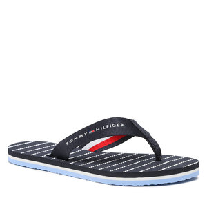 Žabky Tommy Hilfiger - Essential Rope Sandal FW0FW07142 Space Blue DW6.