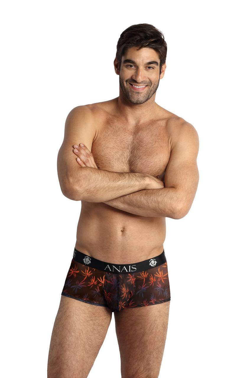 Pánske boxerky Anais viacfarebné (Chill boxer) XXL, trenky.
Zabudnite na nudu a dodajte svojmu outfitu štipku odvahy aj pod nohavicami!
Príjemný materiál, v ktorom sa budete cítiť dobre
Boxerky Anais sú vyrobené zo zmesi umelých vlákien – to znamená ľahkosť a pružnosť.
Moderný dizajn a štýl pre odvážnych mužov
Toto nie je žiadna nudná spodná bielizeň.
Prečo si boxerky Anais zaručene obľúbite

Odvážny dizajn, ktorý zaujme: Výrazné farby a vzory vás odlíšia od davu.
Ľahký, elastický materiál: Ideálny pre aktívny životný štýl, výborne sedí a odvádza vlhkosť.
Kratšie nohavičky pre maximálnu voľnosť pohybu: Skvelé na teplé dni aj pod úzke nohavice.

Sexy spodná bielizeň Anais pre odvážnych mužov
Značka pánskeho spodného prádla Anais sa špecializuje na výrazné kúsky, ktoré si obľúbia predovšetkým muži, ktorí sa neboja.
Ako sa starať o boxerky Anais
Aby ti tvoje obľúbené boxerky robili radosť čo najdlhšie, odporúčame dodržiavať nasledujúce pokyny na údržbu.

Pranie: Per na maximálne 30 °C.
Sušenie: Nesuš v sušičke.
Žehlenie: Nežehli – materiál je odolný voči pokrčeniu a žehlením by sa mohol poškodiť.

Tip: Vaše obľúbené spodné prádlo si zaslúži jemné zaobchádzanie.