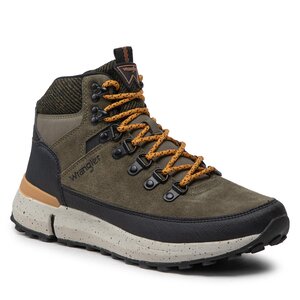 Šnurovacia obuv Wrangler - Mounty Peak WM22152A Military 020.