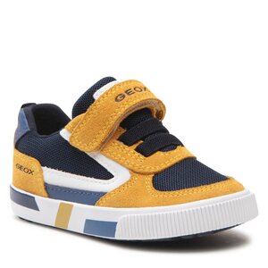 Sneakersy Geox - B Kilwi Boy B35A7B01422C2023 M Ochre/Navy.